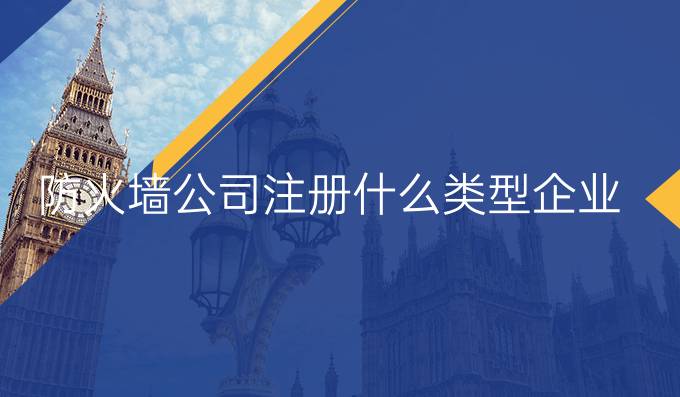 防火墙公司注册什么类型企业