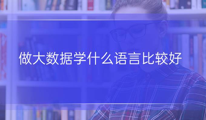 做大数据学什么语言比较好