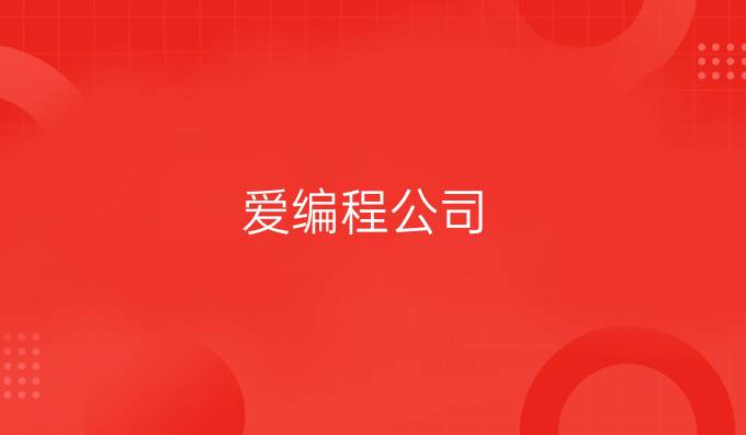 爱编程公司