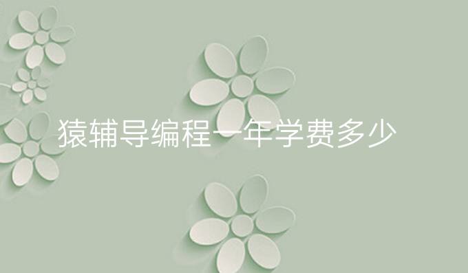 猿辅导编程一年学费多少