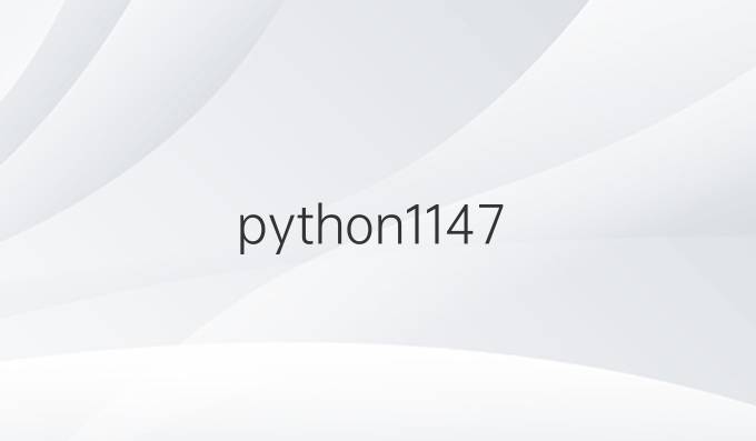 python1147