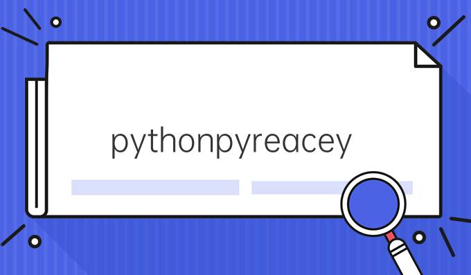 pythonpyreacey