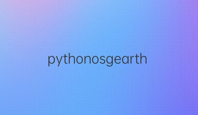 pythonosgearth