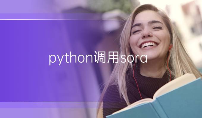 python调用sora