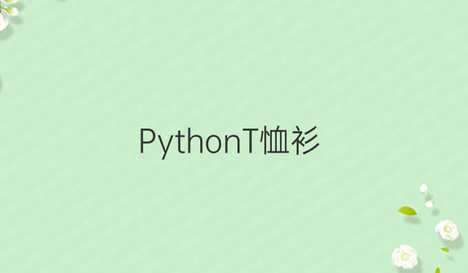 PythonT恤衫