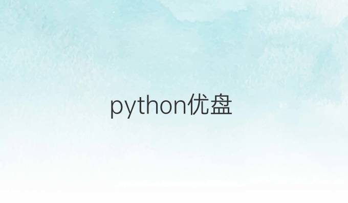 python优盘