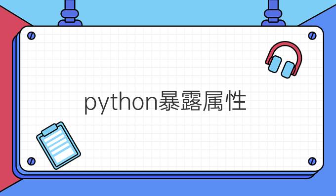 python暴露属性