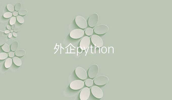 外企python
