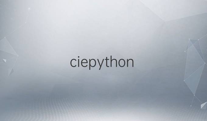 ciepython