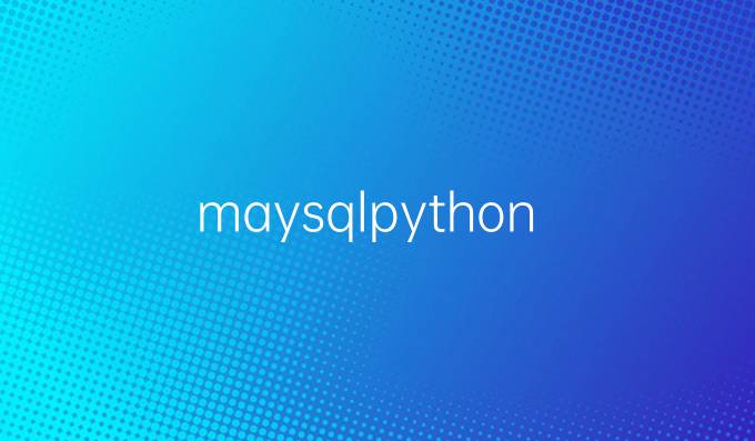 maysql python
