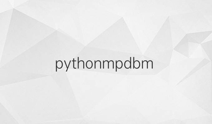 python mpdb m