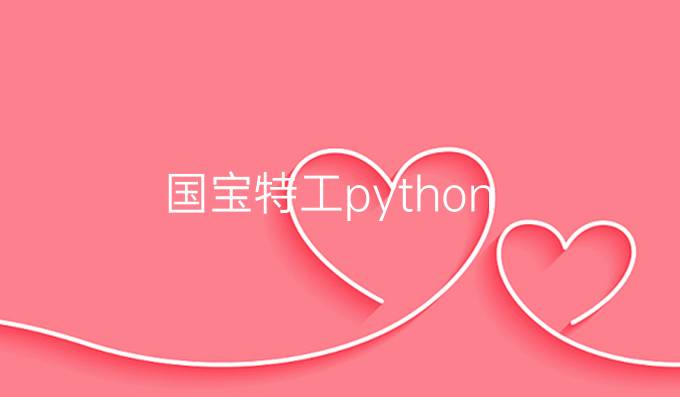 国宝特工python