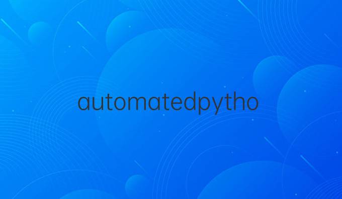 automated python