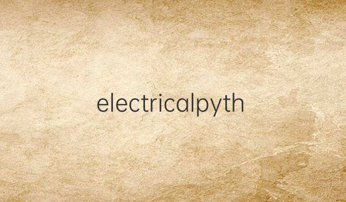 electrical python
