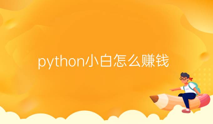 python小白怎么赚钱