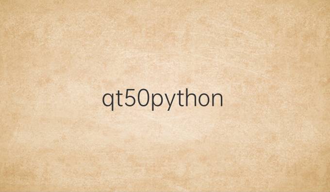 qt5.0 python