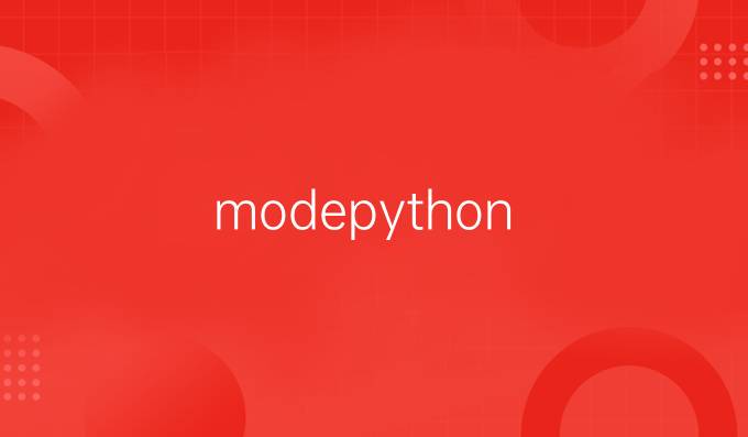 mode() python
