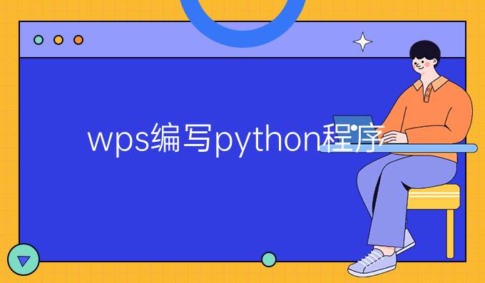 wps编写python程序
