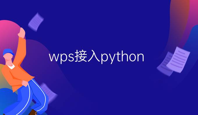 wps接入python